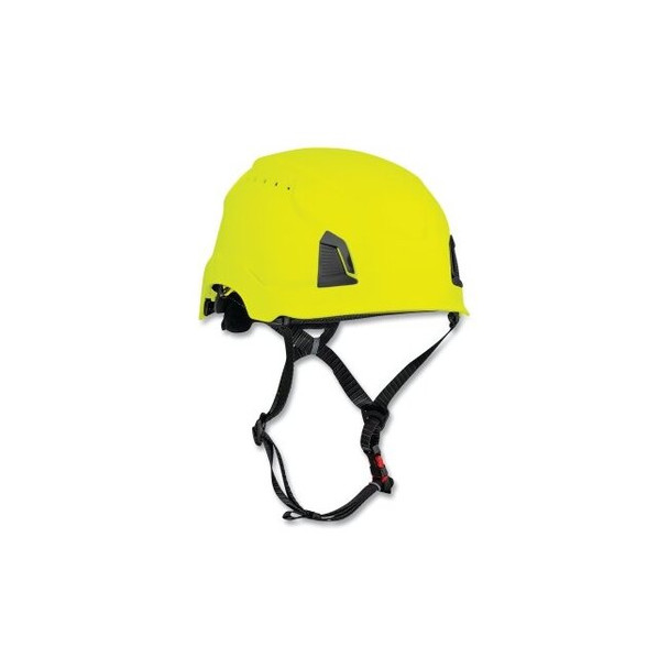 Traverse™ Industrial Climbing Helmet, HDPE, Vented, Hi-Vis Yellow