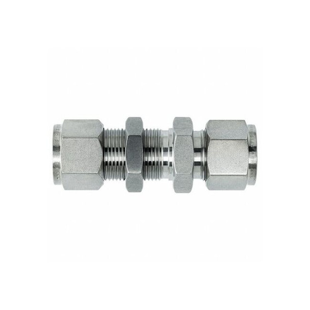 Brennan Industries Strt, SS, Comp. 1/2 in, Comp. 5/8 in N2700-LN-08-08-SS