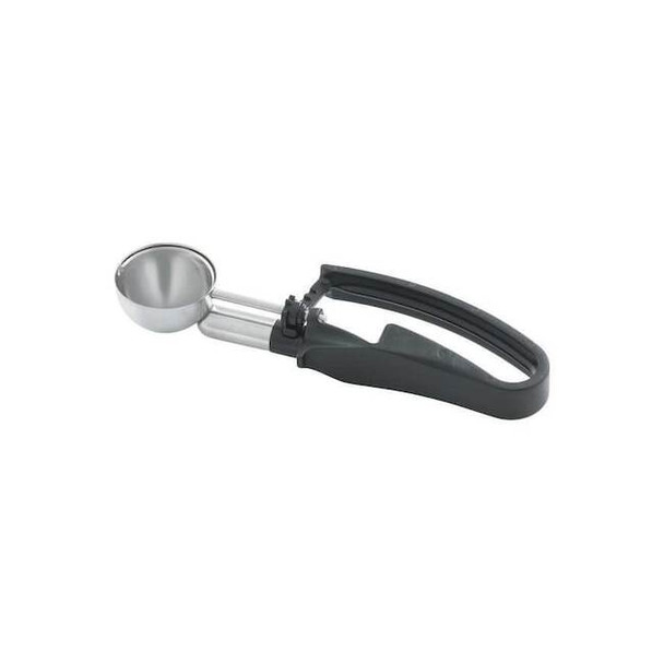 Vollrath Squeeze Disher,1.13 oz.,SS,Black 47398
