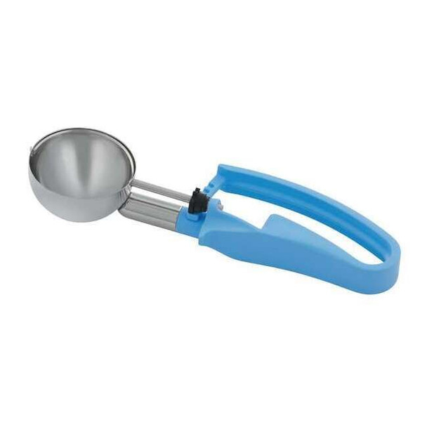 Vollrath Squeeze Disher,2.4 oz.,SS,Sky Blue 47394
