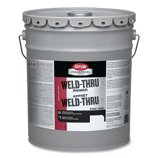Weld-Thru Primer, 5 gal, Pail, Primer Gray
