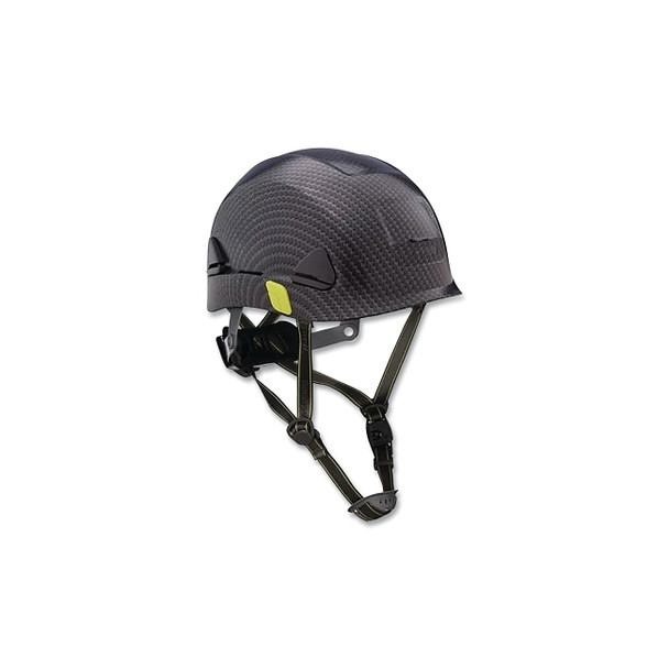 Fibre-Metal Climbing Style Safety Helmet, Type II, Dual Locking Rachet Suspension, Non-Vented, Hydrographic