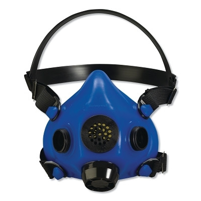 RU8500 Half Mask Respirator, Medium, Reists Particulates, Chemicals, Contamination, Gas, Silicone