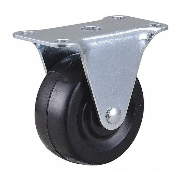 Manufacturer Varies Plate Caster,2" Wheel Dia.,75 lb.,Black 435X88