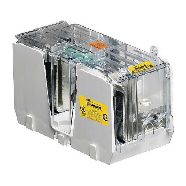 Open Fuse Block, J UL Class, 600V AC/DC Volt Rating, 1 Poles, Box Lug
