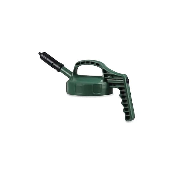Mini Spout Lid, 1/4 in dia, Dark Green, Engineering Plastic