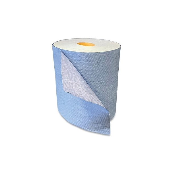 GT Series Spunlace Wipers, 11 in L x 11 in W, 475 Per Roll, Bag, Blue