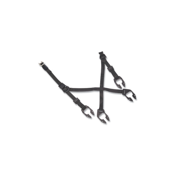 V-Gard Universal Chinstrap, 4-Point, Ratchet, Universal Size, Gray