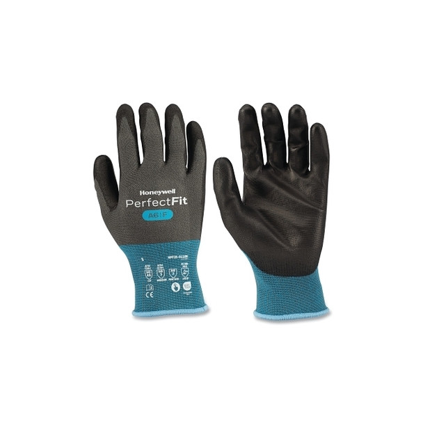 Perfect Fit Cut Resistant Gloves, Polyurethane Coating, 18 Gauge, A6/F Cut level, 10-XL