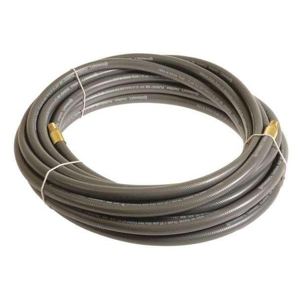 1/4" x 25 ft PVC Coupled Multipurpose Air Hose 300 psi GY