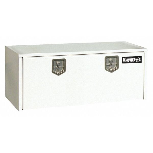 Buyers Products 18x24x48 Inch White Steel Underbody Truck Box 1708410