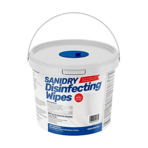Rosmar Disinfecting Wipes,300 ct,Bucket EXP-8001
