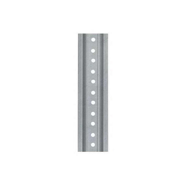 Sign Post, U-Channel, ,Steel Galvanized, Galvanized, 6 ft. L, 1-15/32" D