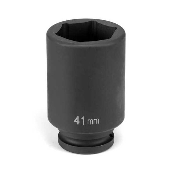 3/4" Drive, 41mm Size, Metric Socket, 6 Points, 41mm,3/4"D,Impact,6pt.,D