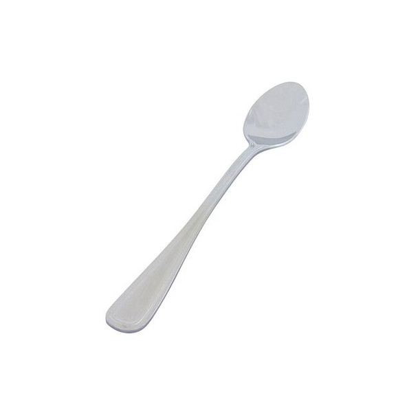 Crestware Ice Tea Spoon,7 1/2 in L,Silver,PK12 SIM812