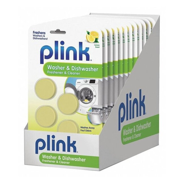 Plink Washer/Dishwasher Fresherner and Cleaner,PK12 PAL124T