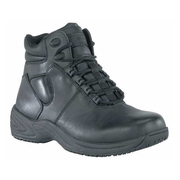 Grabbers G1240, Men's Work Boot, 10.5 M, Leather, 6 in Height, Black G1240