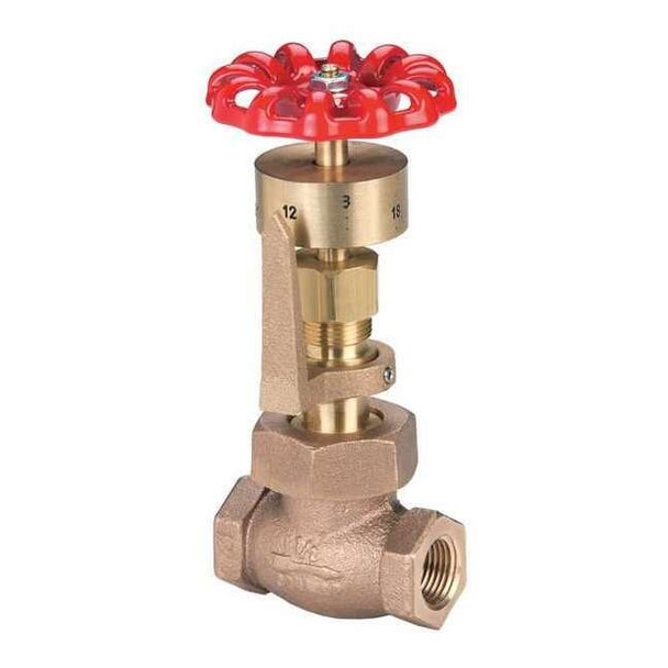 United Brass Works Gate Valve,1/2 In.,FNPT,Bronze 293980