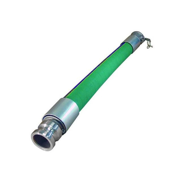 Boston Chemical Hose Assembly,2" ID x 5 ft. H052332-GRN-5-SS-CXE