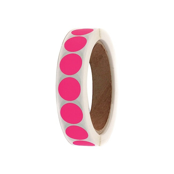 Roll Products Inventory Label, Pink, Paper 119-0003Z