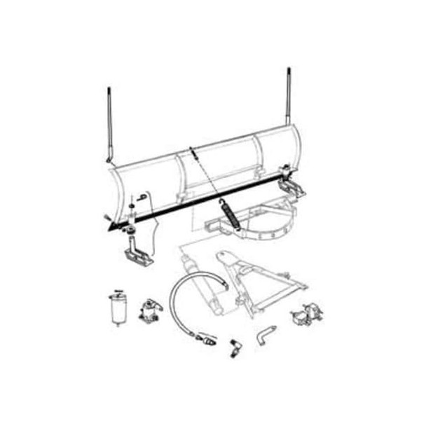 SAM Hoses 45 Inch With Swivel-Replaces Meyer No 21856
