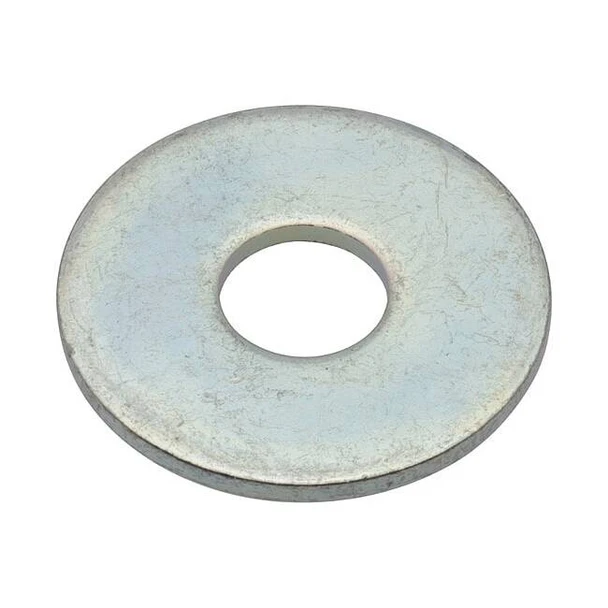 Flat Washer, For Screw Size M8 ,Steel Zinc Plated Finish, 100 PK