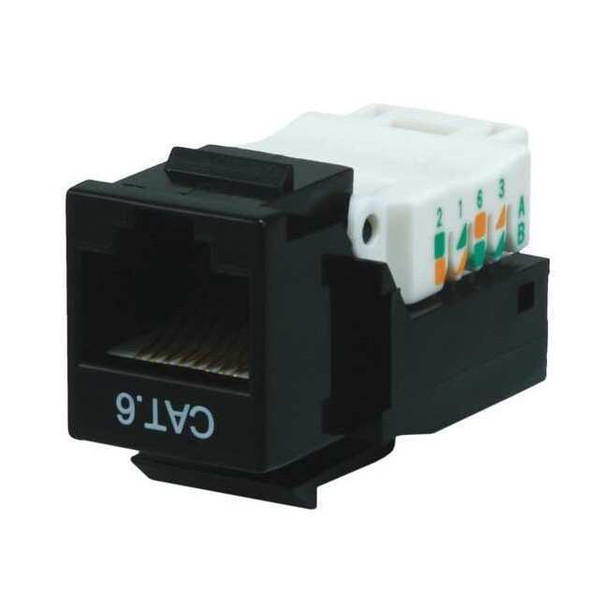 Monoprice Datacom Jack,Cat6,Tooless,Black 1039