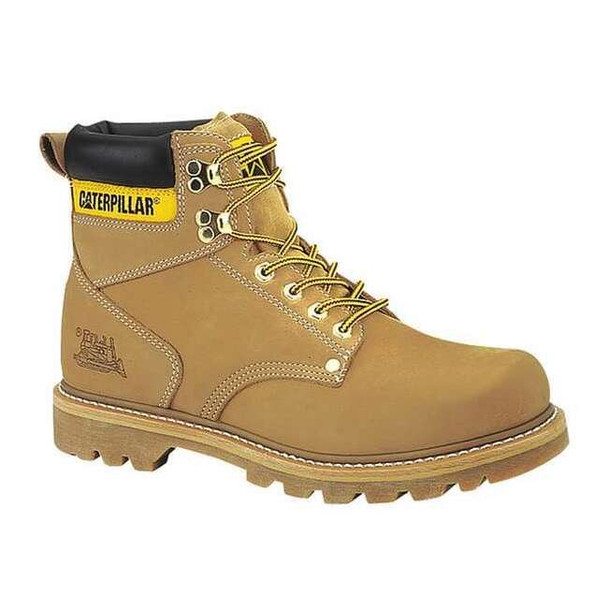 Men's 6-Inch Work Boot, 9 M, Steel Toe, 6 in H, Wheat, P89162