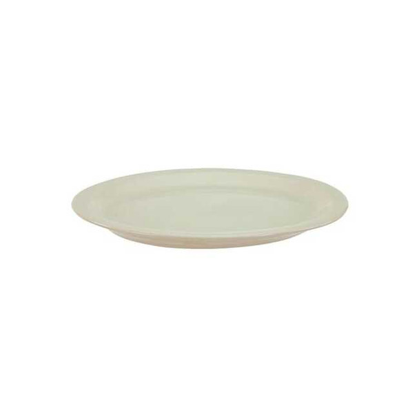 Crestware Platter,13-1/2 In.,Bone White,PK12 CM53