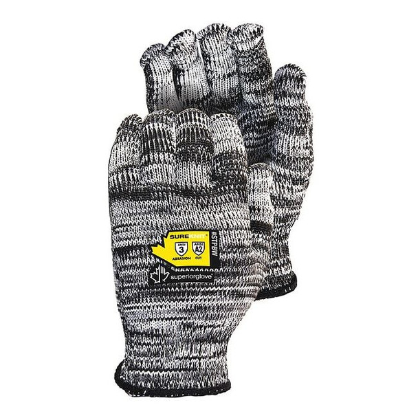 Knit Gloves, Cut Level A2 ,Uncoated ,Uncoated ,None ,S 12 PK