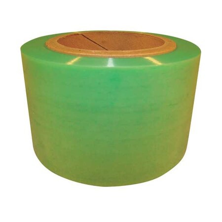 Stretch Wrap, 3" W x 1000 ft. L, 80 ga, Cast Style, Light Green, Standard Duty