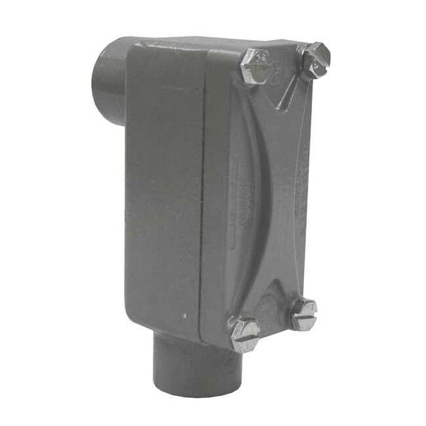 Hubbell Killark Conduit Outlet Body,Alum,Trd Sz 1/2in XLB-1