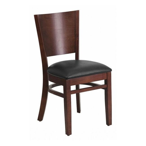 Lacey Restaurant Chair, Wood Back, 17-1/4 in W 20-1/2" L 33-1/2" H