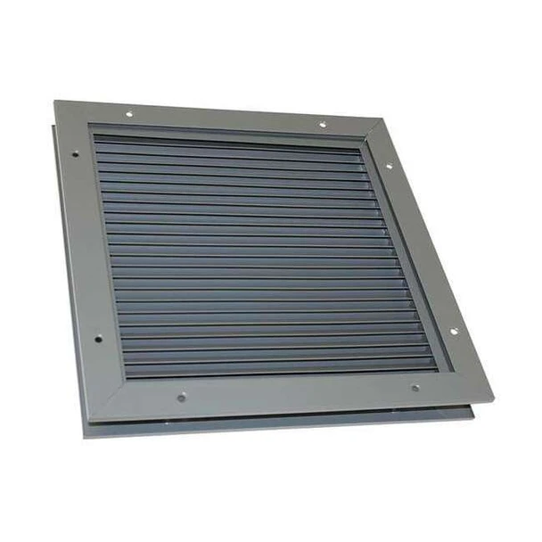 Dayton Door Louver,10-1/8 H,18-1/4 W,Steel 6WRJ2