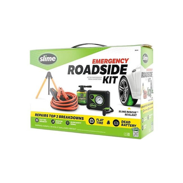 Slime Emergency Roadside Kit,Bag,Orange 50154