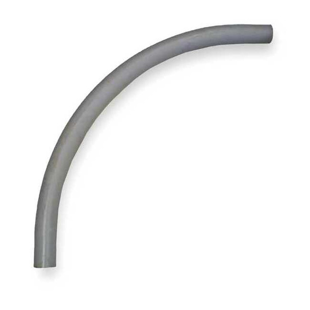 Cantex Conduit Fitting 90 Deg Elbow, 2-1/2 in, Glue, PVC, PVC Coated 5133847