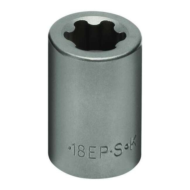 Sk Professional Tools Socket,1/2 in Drive,6-Point Shape, 42718 42718