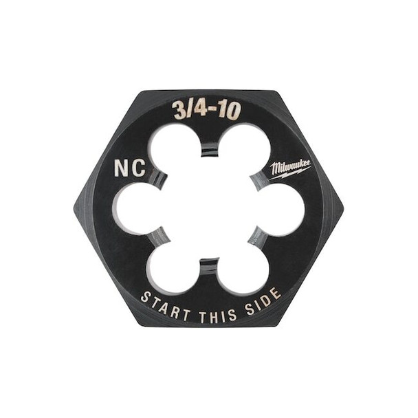 Milwaukee Tool Hex Threading Die, 3/4"-10, UNC 49-57-5376