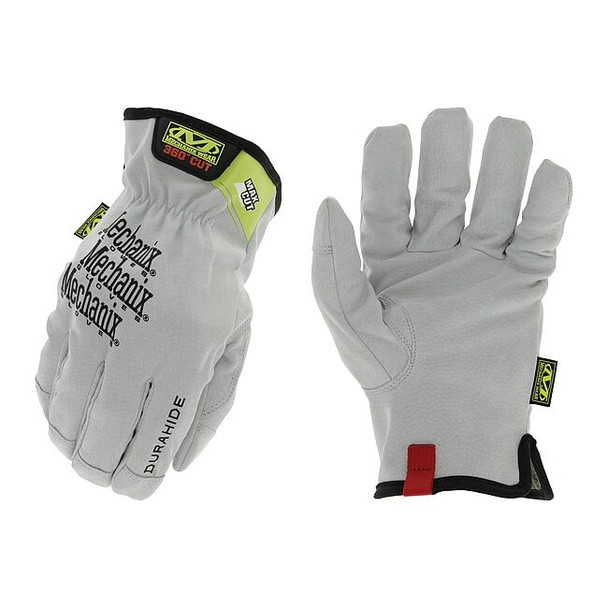 Leather Gloves, Slip-On Cuff, Keystone Thumb, Full Finger, 9, 1 PR
