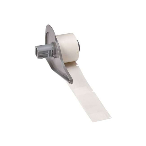 Brady Wraparound Label, White, Vinyl, 1 in W M7-21-417