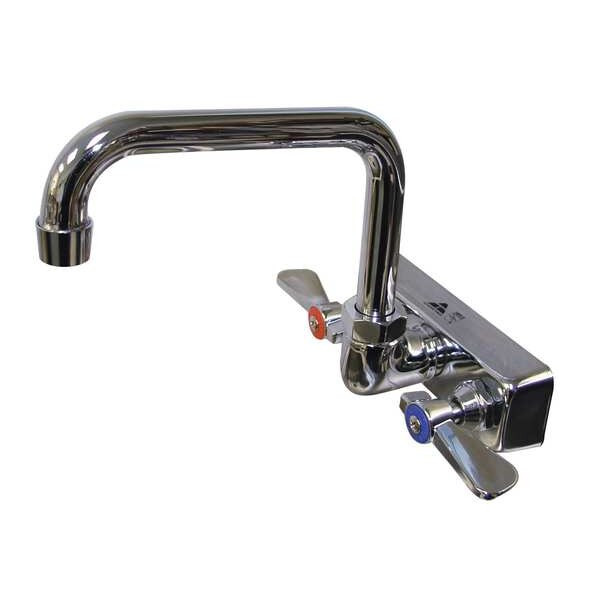 Advance Tabco Gooseneck Kitchen Faucet, Manual, 4" Mount, 2 Hole K-123