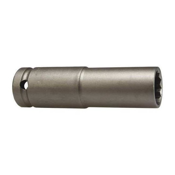 1/2 in Drive Socket Extra Deep Socket, Oiled, Extra Deep,1/2" Dr.,5/8
