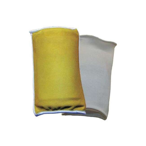 Elbow Sleeve, Foam, Grain Leather, Polyester, VEP, Pull-Over, Tan, White, Size L