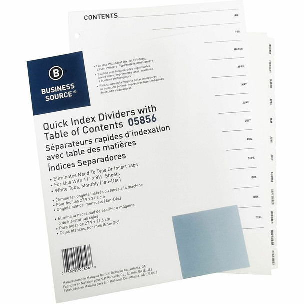Business Source  Index Divider 05856