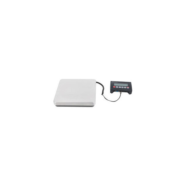 Global Industrial Digital Compact Bench Scale 440 lb x 0.1 lb RS-232 Interface
