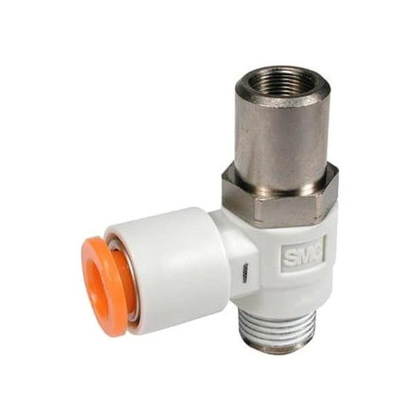 Smc Flow Control Valve,3/16 In TubeNo 10-32 AS1211F-U10/32-05D