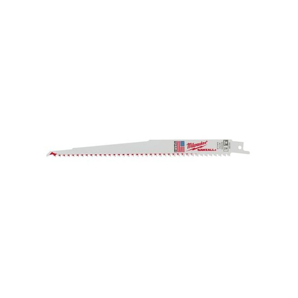 Milwaukee Tool 9 in x 5 TPI Reciprocating Saw Blade, 25 PK 48-00-8036