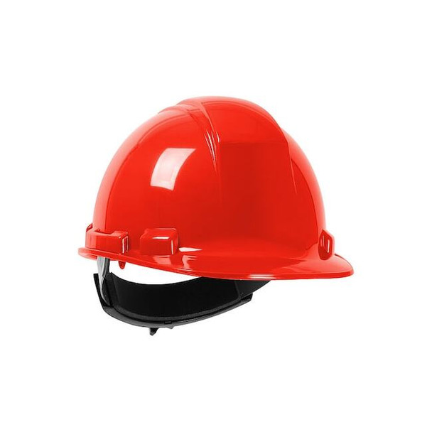 Pip Hard Hat, Dynamic, HDPE, 4 Point Ratchet, Type 1, Class E, Red 280-HP241R-15