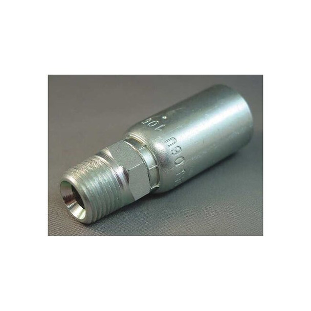 Weatherhead HydrCrimpFTG,Crimp,3/8",Strght,PK2 06E-104