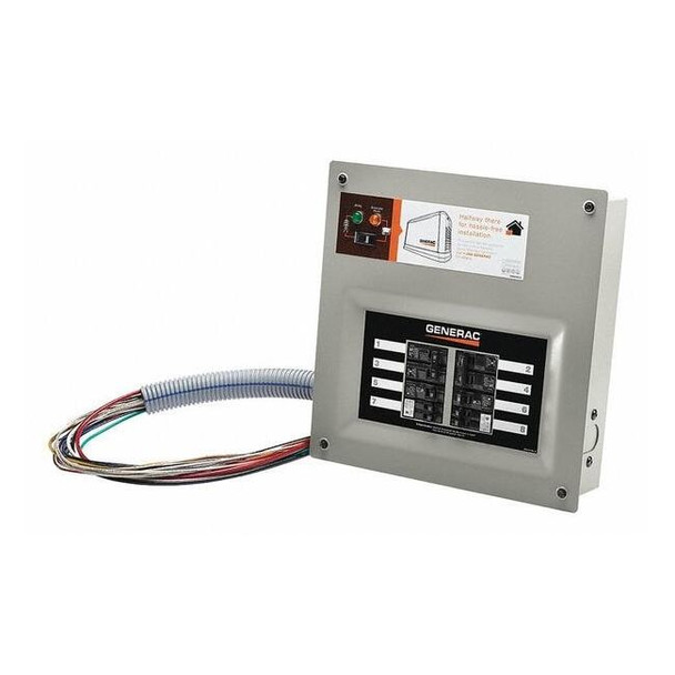 50 Amp Indoor Transfer Switch Kit for 10-16 circ, Stand-alone, Upgradeable
